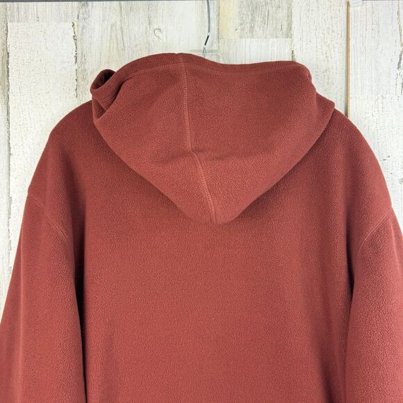 Woolrich Half Zip Fleece Hoodie Size large - Picture 5 of 7